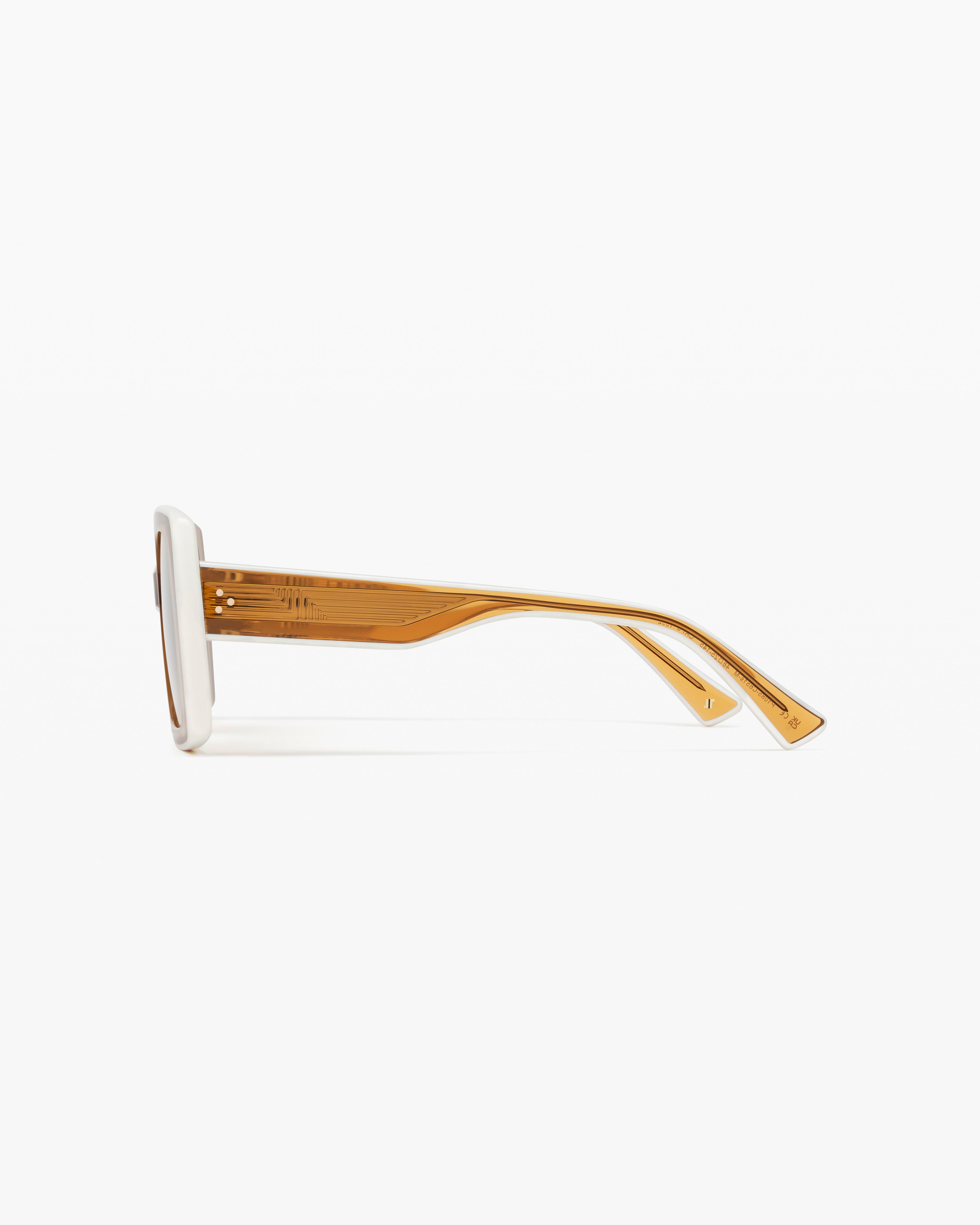 jimmy-fairly-la-sunset-lunettes-de-soleil-carr-es-oversize-marron image 2