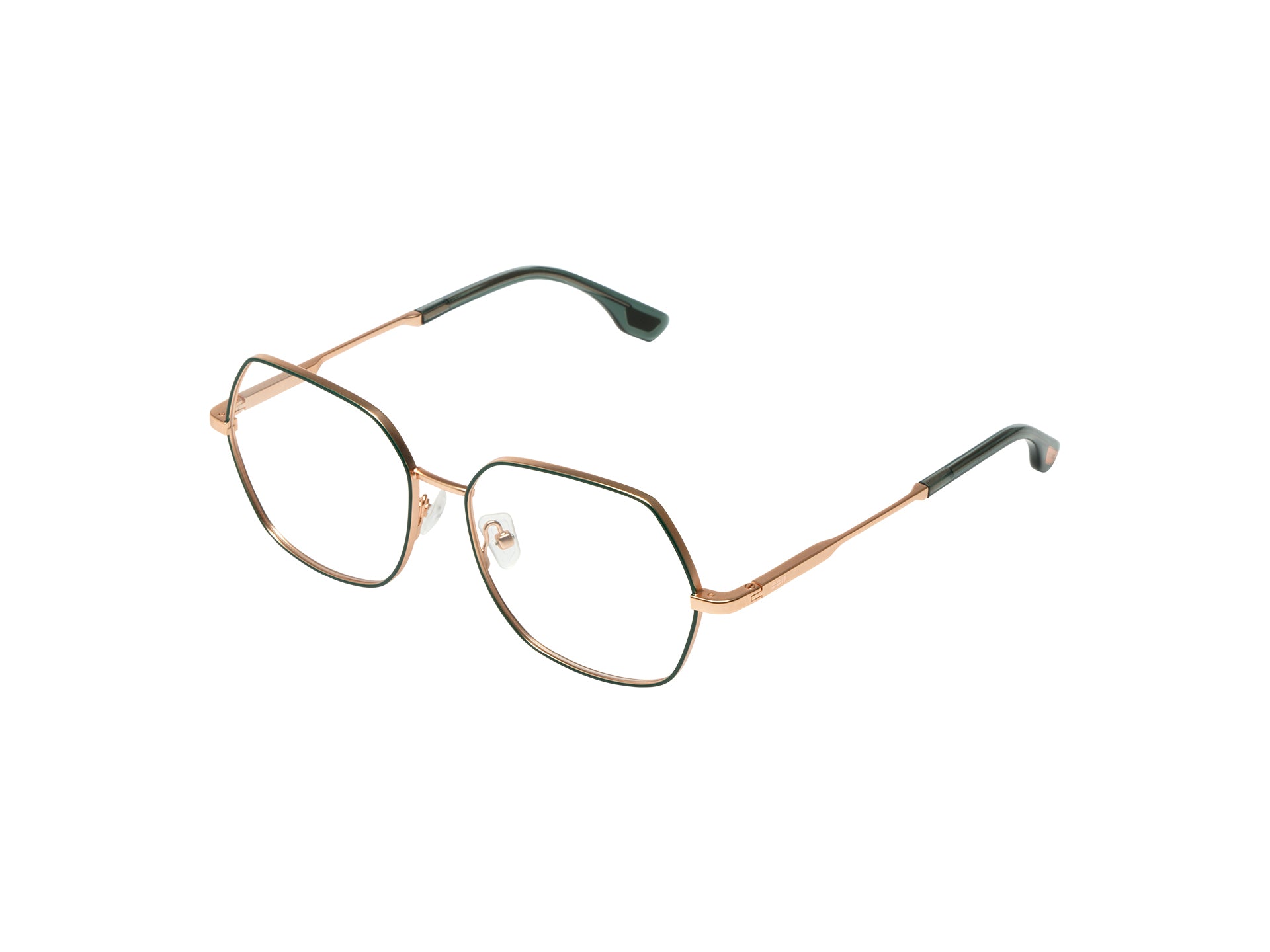 komono-ella-rose-gold-matte-teal-lunettes-de-vue image 2