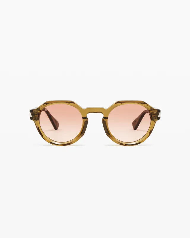 jimmy-fairly-la-palm-lunettes-de-soleil-rondes-en-ac-tate-effet-paille image 1