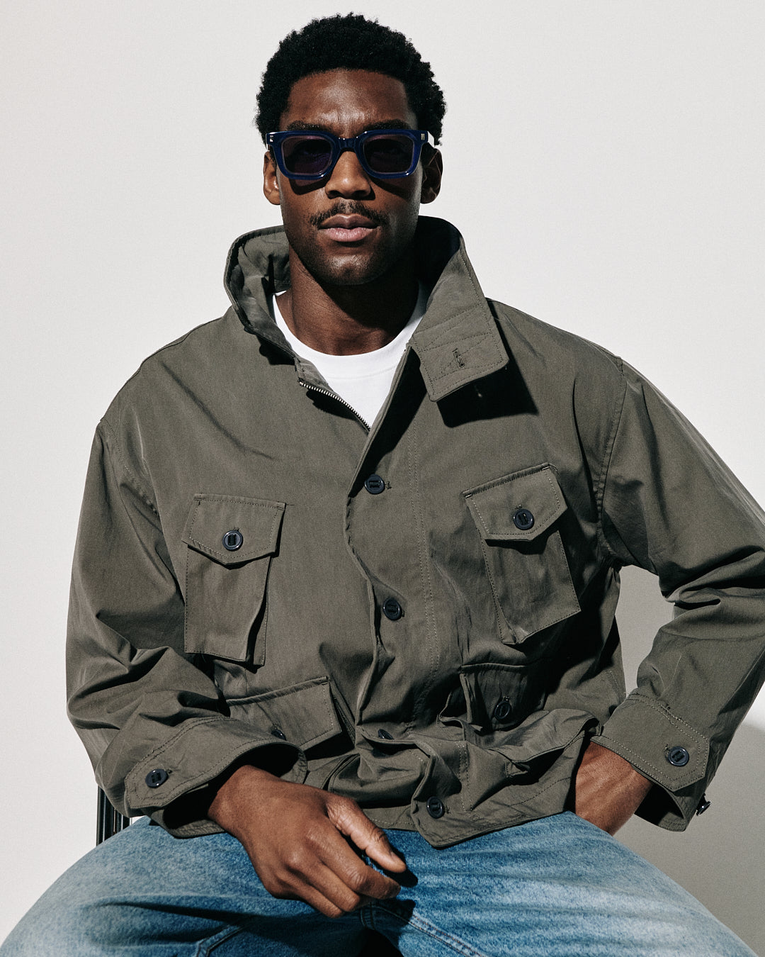 jimmy-fairly-la-bushwick-lunettes-de-soleil-rectangulaires-bleues-medium-homme-v image 2