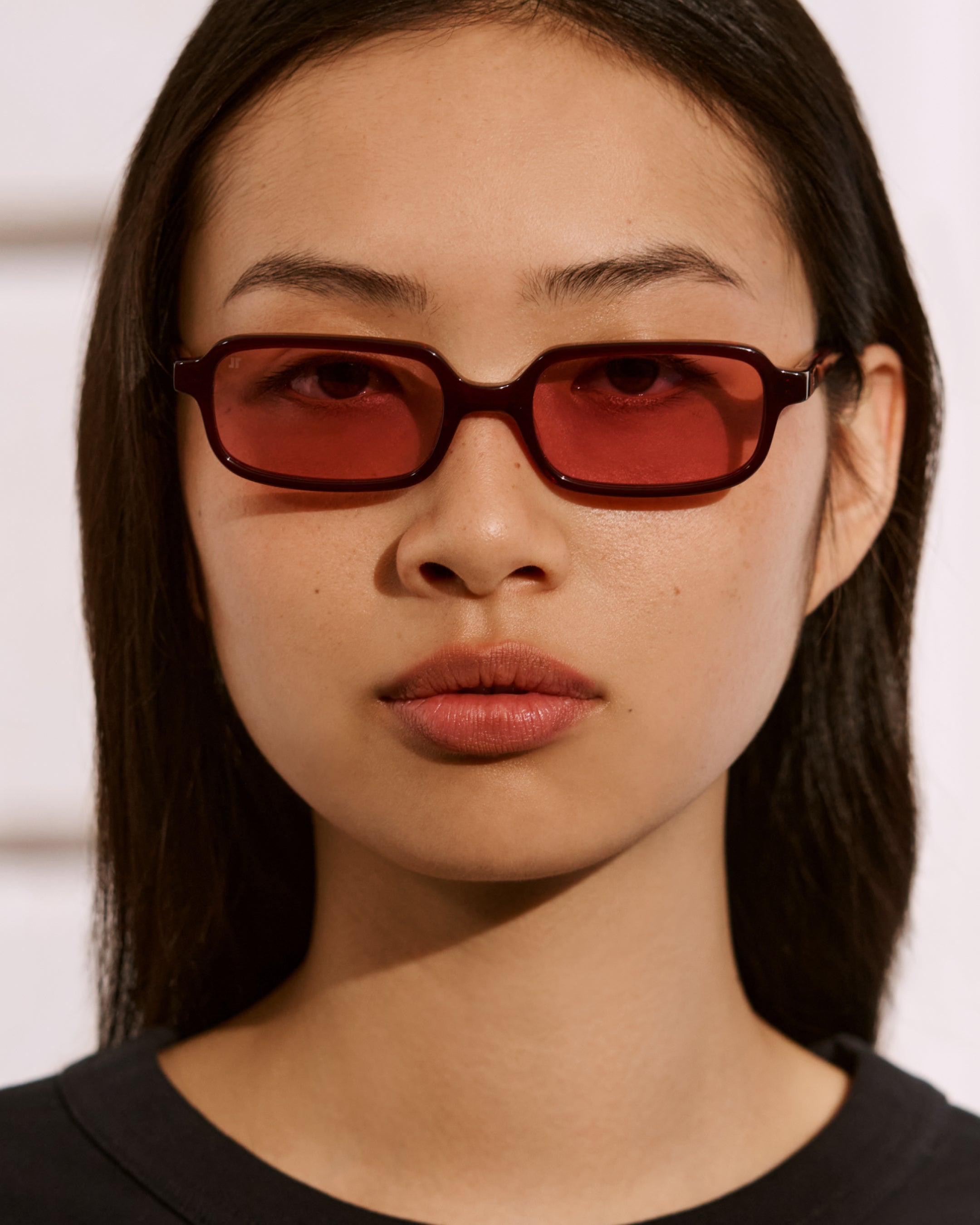 jimmy-fairly-la-kaya-jf-colors-lunettes-de-soleil-rectangulaires-rouges-style-90 image 6