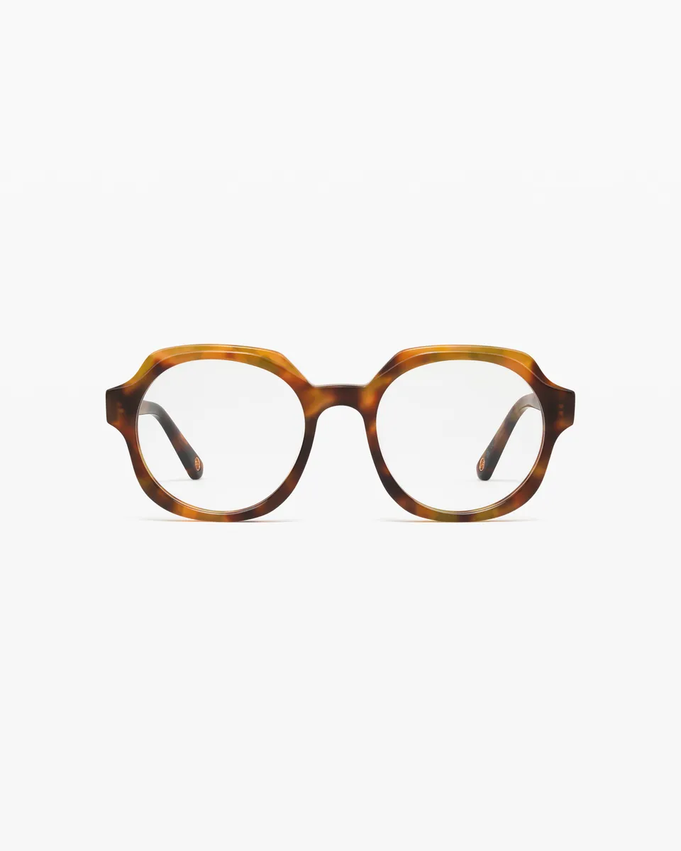 jimmy-fairly-la-fara-lunettes-de-vue-rondes-vertes-femme image 1