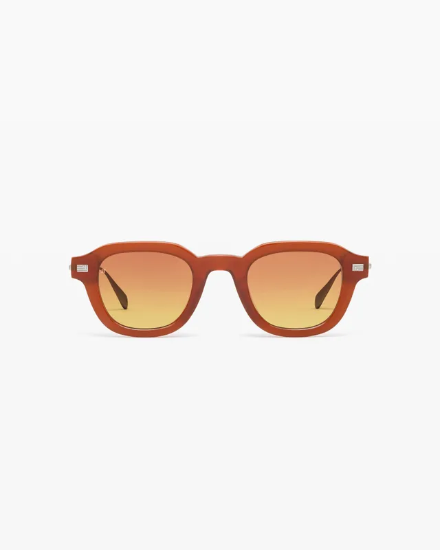 jimmy-fairly-la-luno-lunettes-de-soleil-carr-es-orange-titane-homme image 1