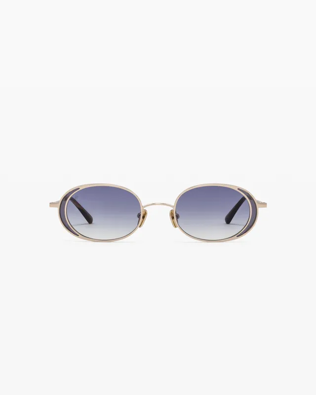 jimmy-fairly-la-graziella-lunettes-de-soleil-femme-rondes-ovales-en-acier-inoxyd image 1