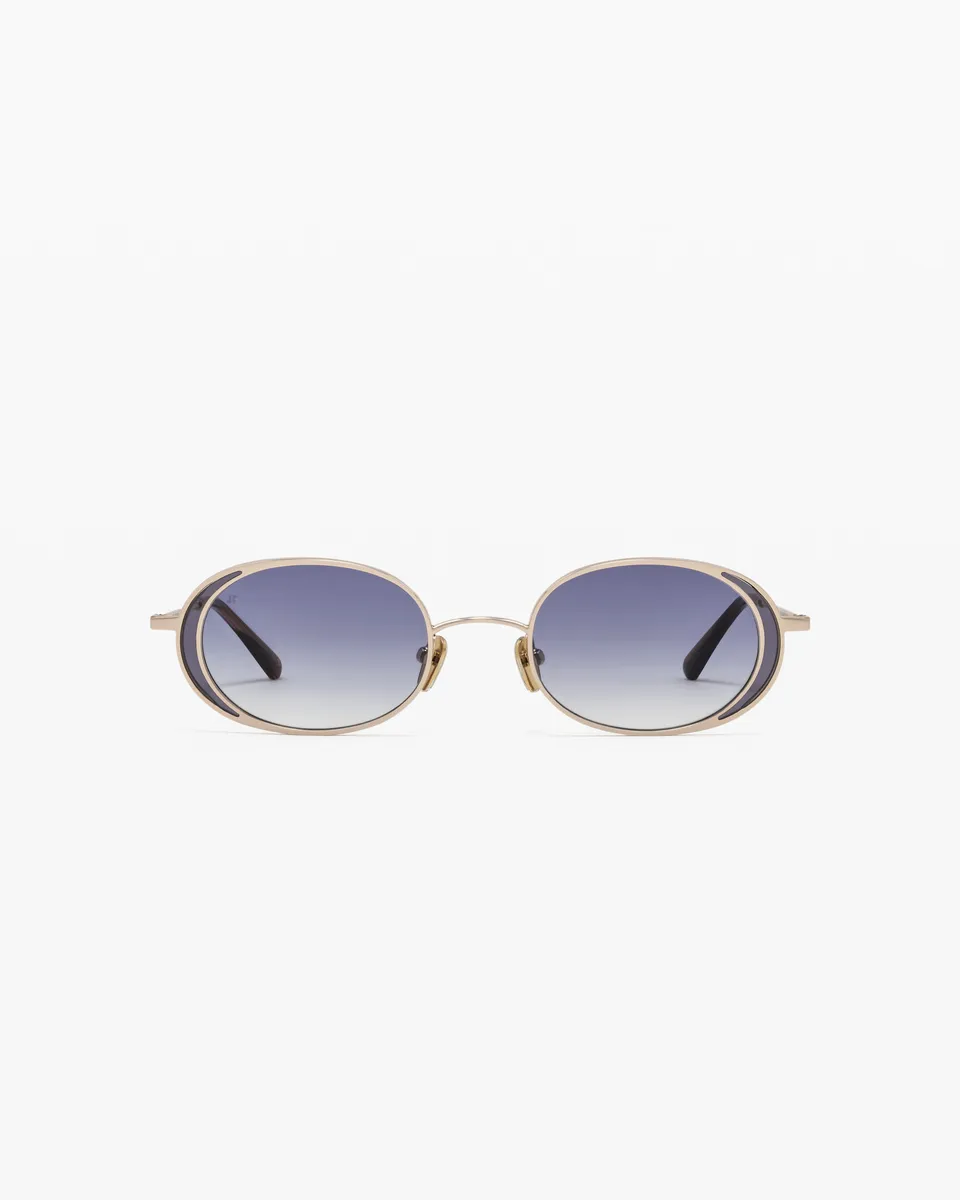 jimmy-fairly-la-graziella-lunettes-de-soleil-femme-rondes-ovales-en-acier-inoxyd image 1