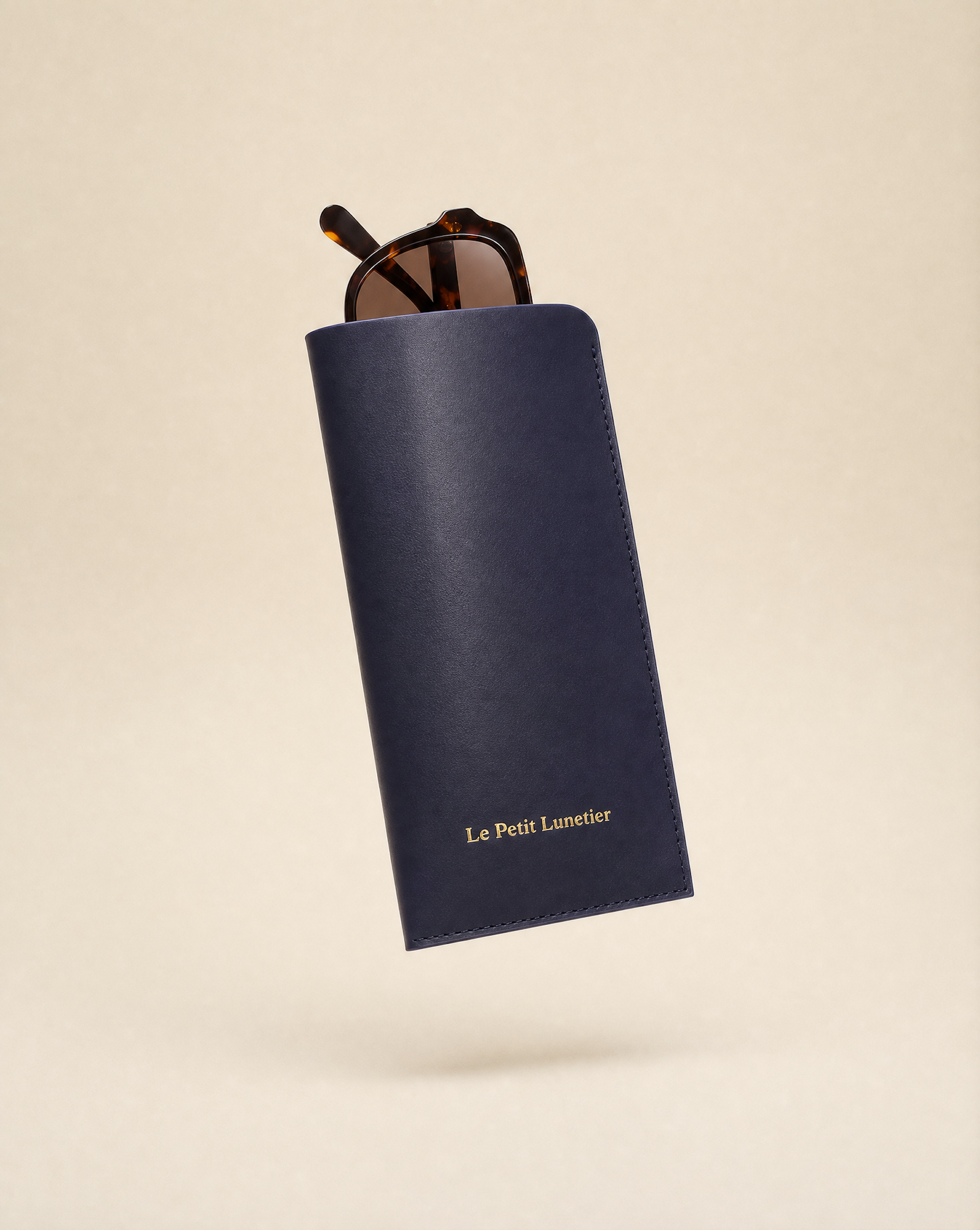 le-petit-lunetier-pochette-bleue-en-cuir-tui-souple-pour-lunettes image 3