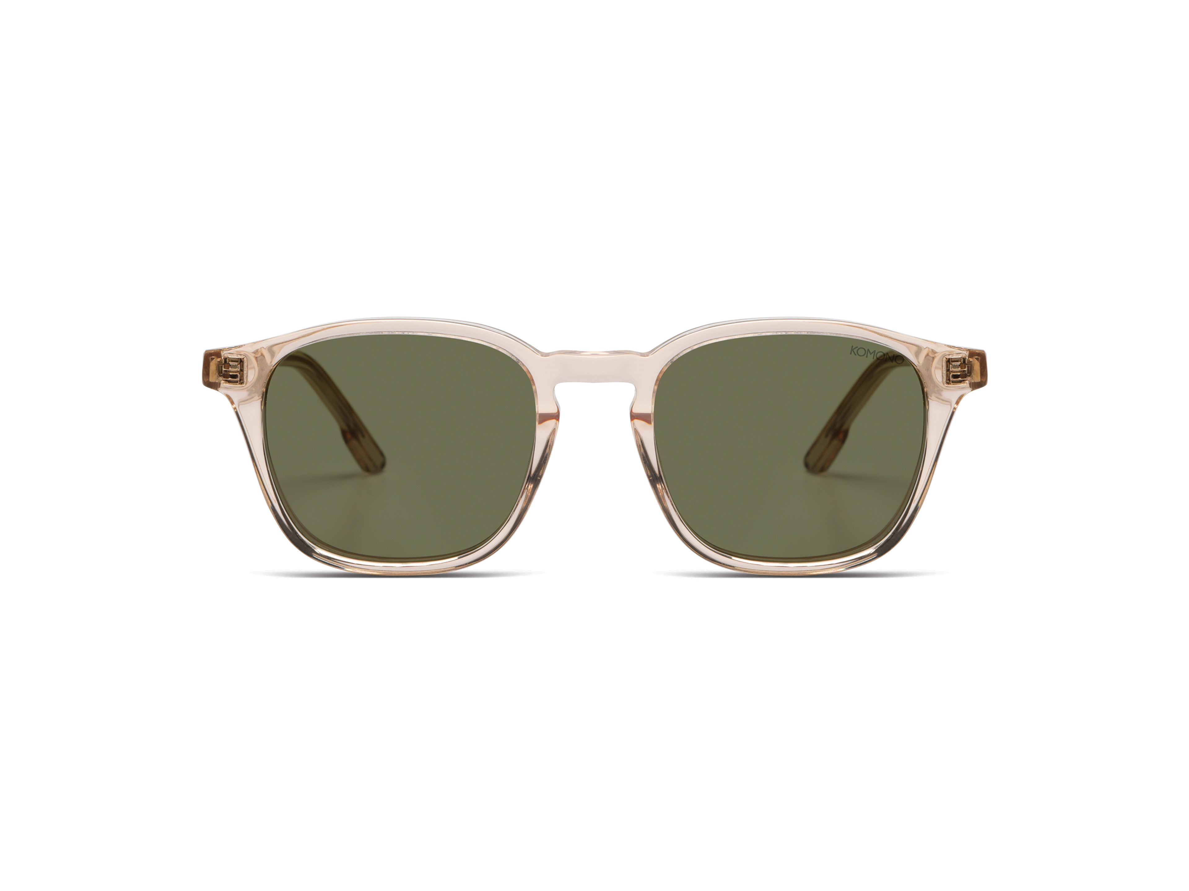 komono-marlon-champagne-lunettes-de-soleil-translucides image 1