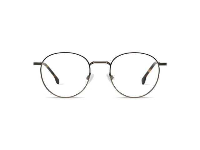 komono-rio-gun-matte-lunettes-de-vue-monture-titane-mat-forme-panto image 1
