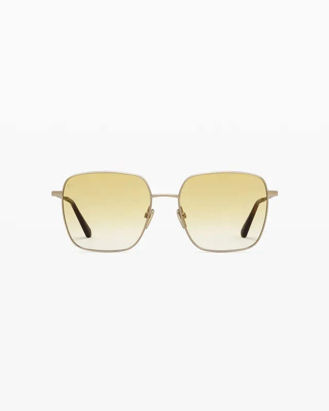 jimmy-fairly-la-cadaques-lunettes-de-soleil-carr-es-dor-es-m-tal-mixte-acier-ino image 1