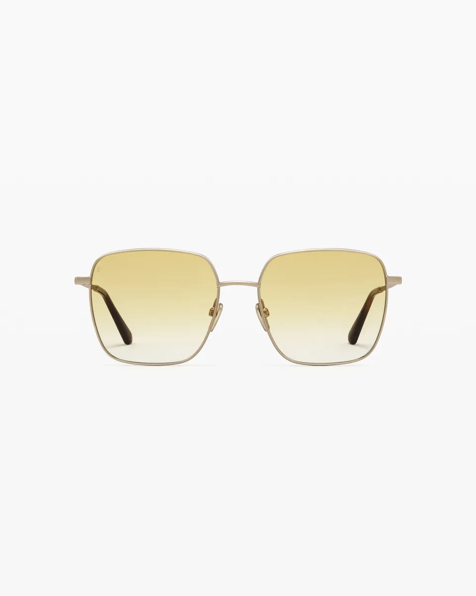 jimmy-fairly-la-cadaques-lunettes-de-soleil-carr-es-dor-es-m-tal-mixte-acier-ino image 1