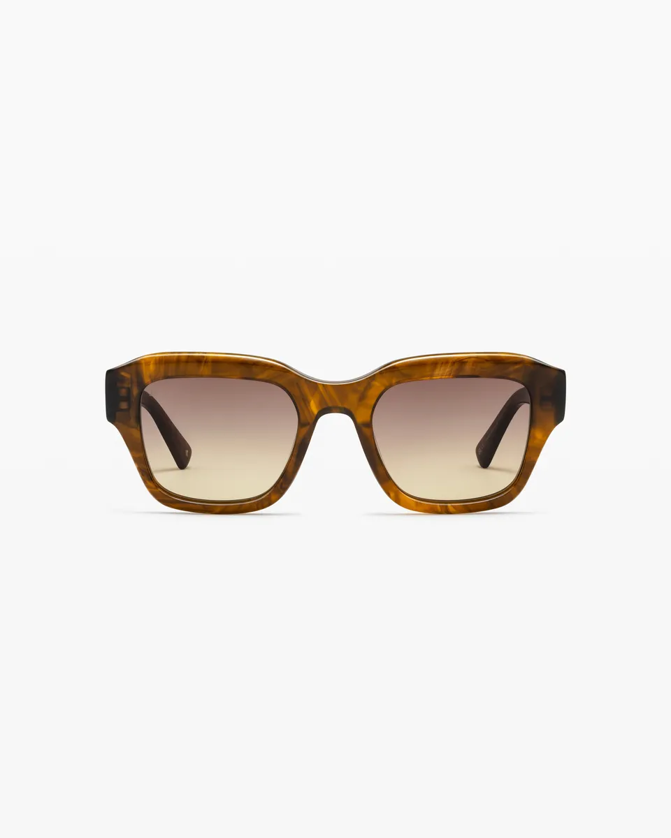 jimmy-fairly-la-celi-lunettes-de-soleil-carr-es-oversize-en-ac-tate-marron-pour- image 1