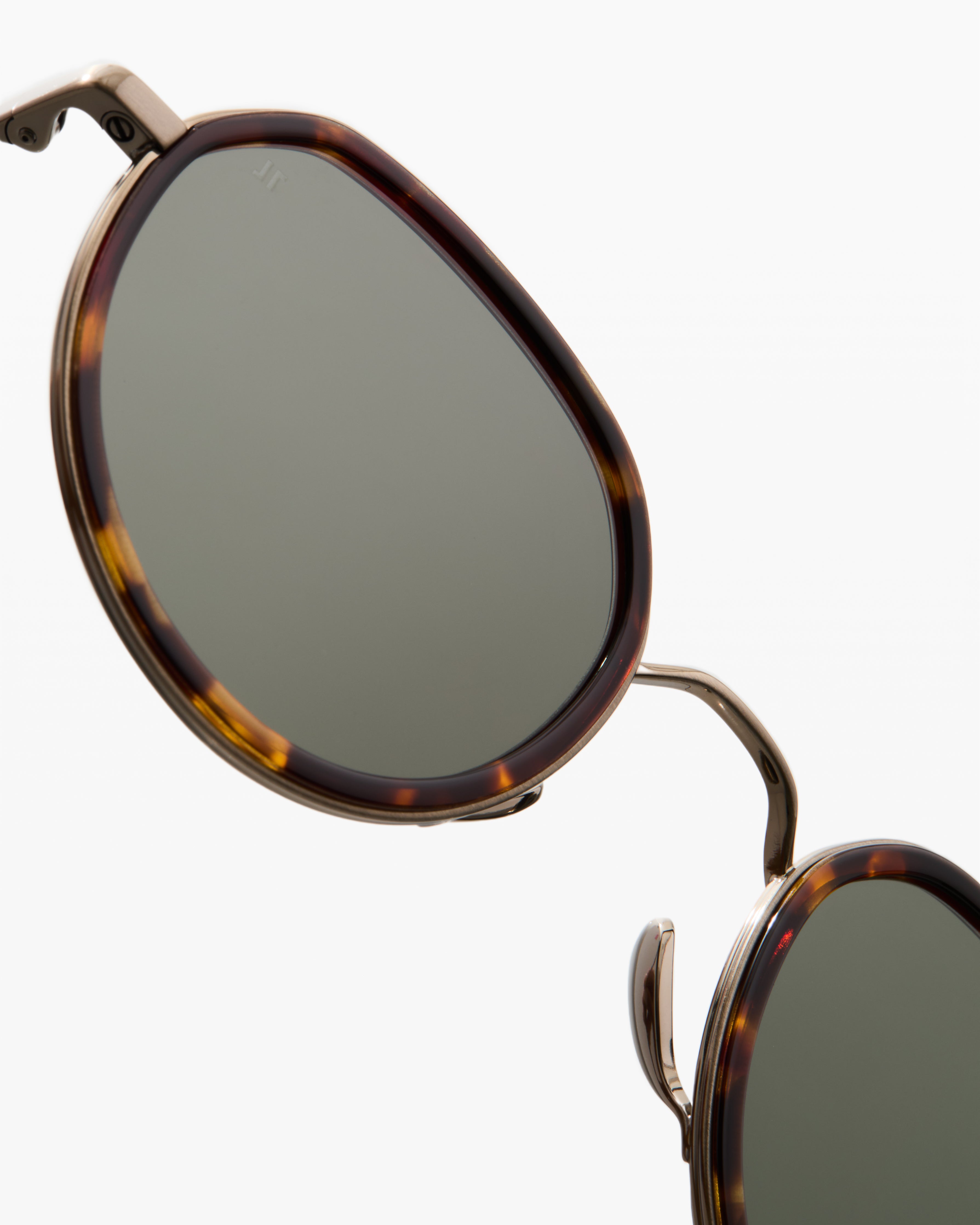 jimmy-fairly-la-spiaggia-lunettes-de-soleil-rondes-caille-fonc-e-homme image 3