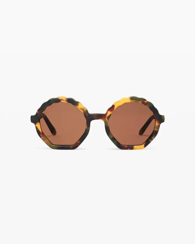 jimmy-fairly-la-mini-kira-lunettes-de-soleil-enfant-hexagonales-ac-tate-caille-f image 1