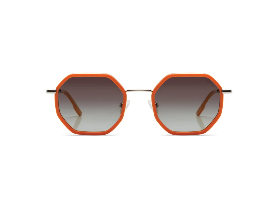 komono-baker-princeton-silver-lunettes-de-soleil-octogonales-acier-inoxydable-ve image 1