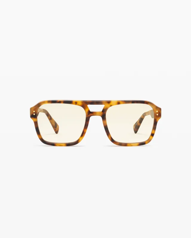 jimmy-fairly-la-alex-lunettes-de-soleil-aviateur-en-ac-tate-caille-fonc-e-taille image 1