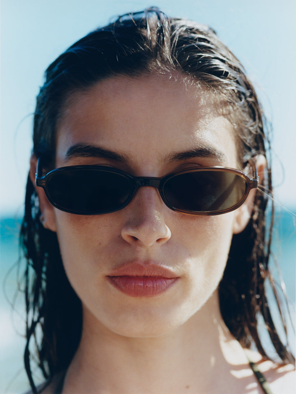 jimmy-fairly-la-emmy-lunettes-de-soleil-rectangulaires-marron-en-ac-tate-pour-fe image 2
