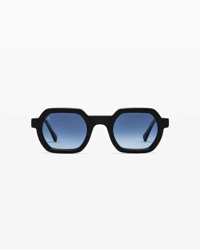 jimmy-fairly-la-darren-lunettes-de-soleil-rectangulaires-noires-homme-m image 1