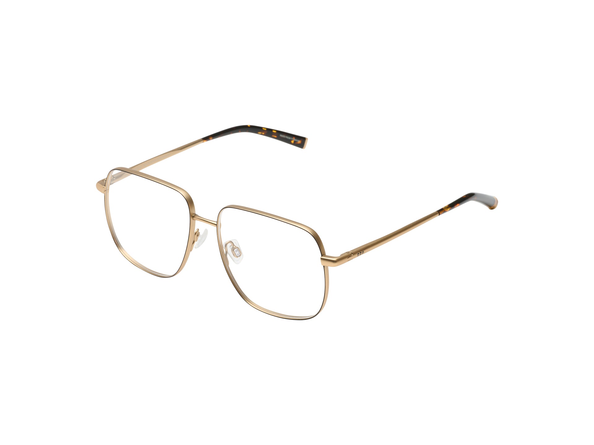 komono-selena-white-gold-black-lunettes-de-vue-titane-sienna image 2