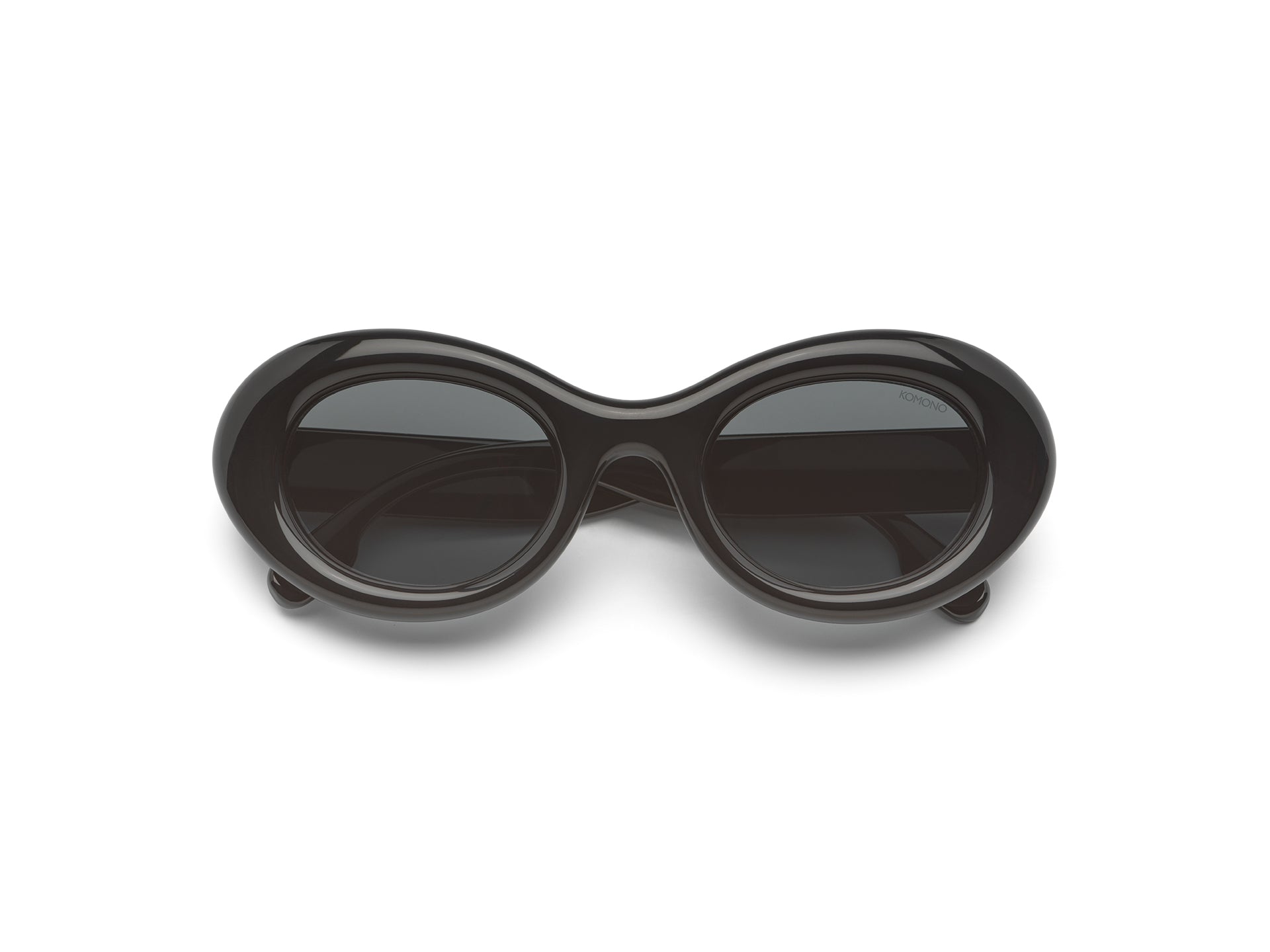 lunettes-de-soleil-komono-molly-black-rondes-extra-large-noires image 1