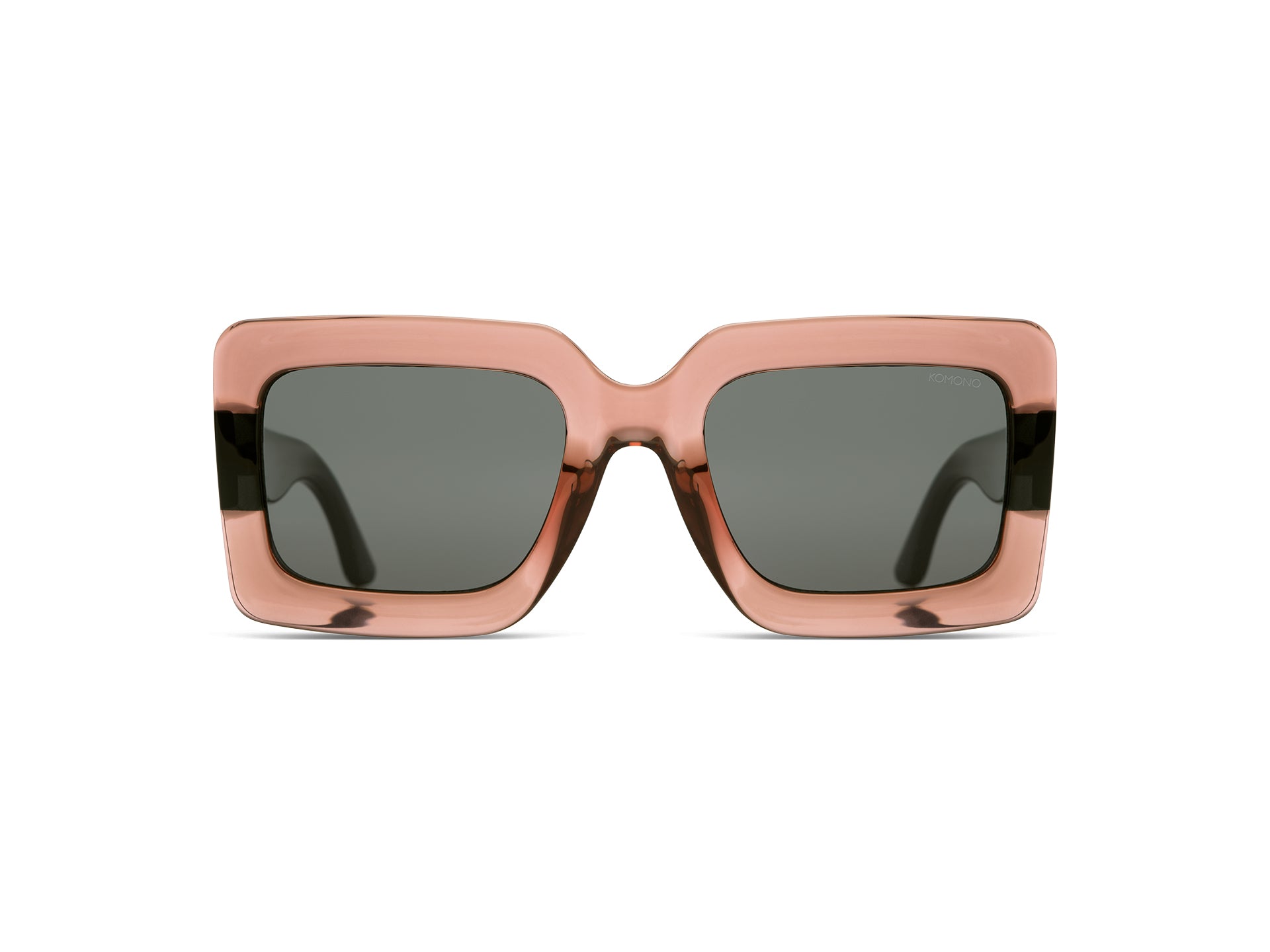 komono-lana-midnight-jam-lunettes-de-soleil-rectangle-large-bio-nylon-rose image 2