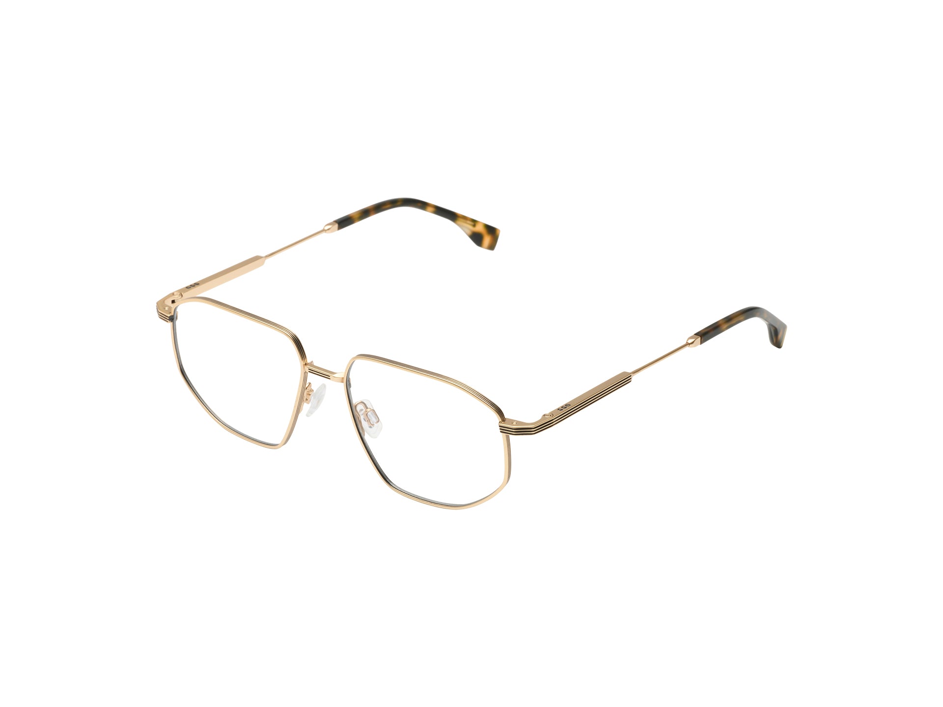 komono-ana-axel-gold-giraffe-lunettes-titane-finition-dor-e image 2