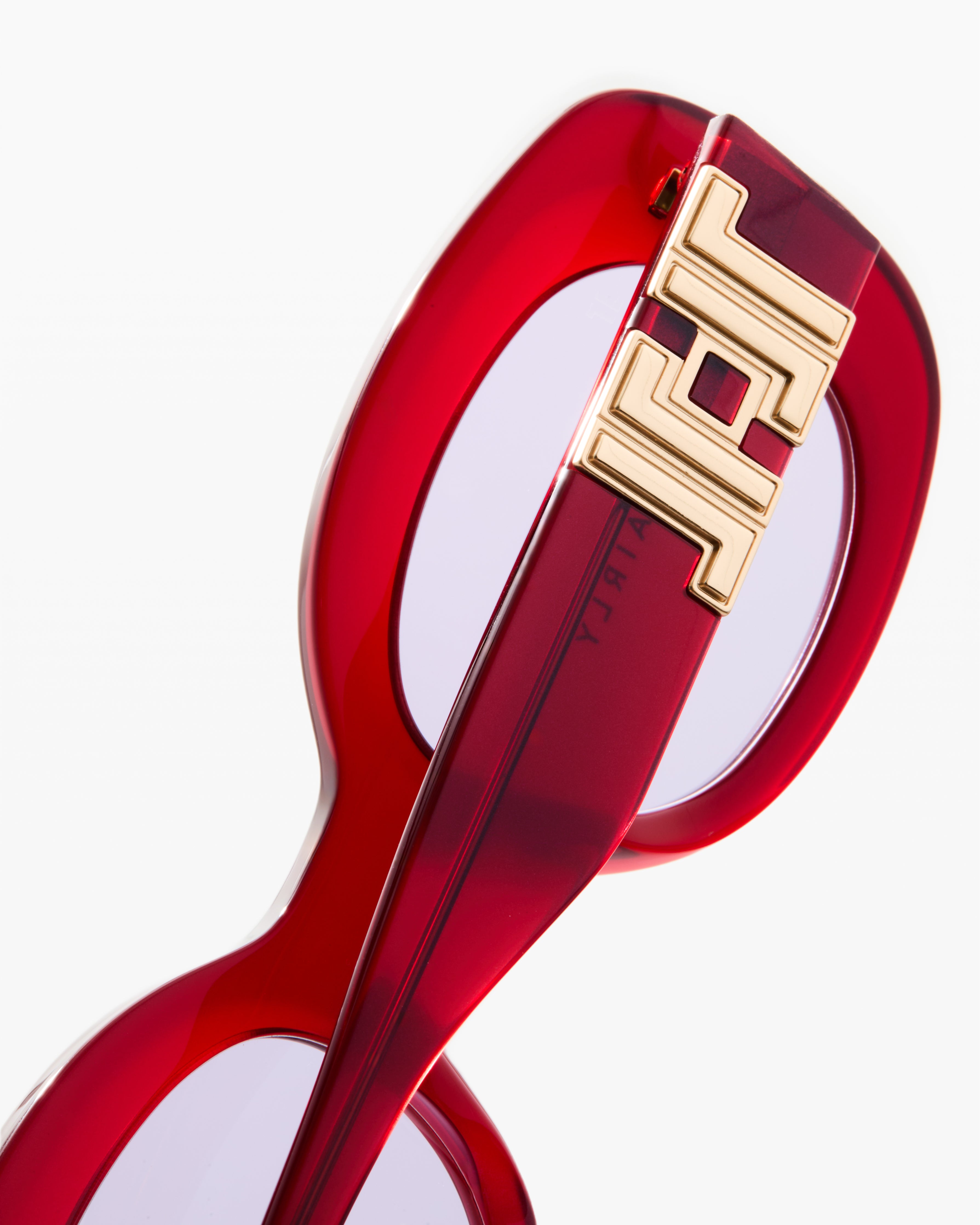 jimmy-fairly-la-cinnamon-lunettes-de-soleil-femme-ovale-rouge-verres-color-s image 2