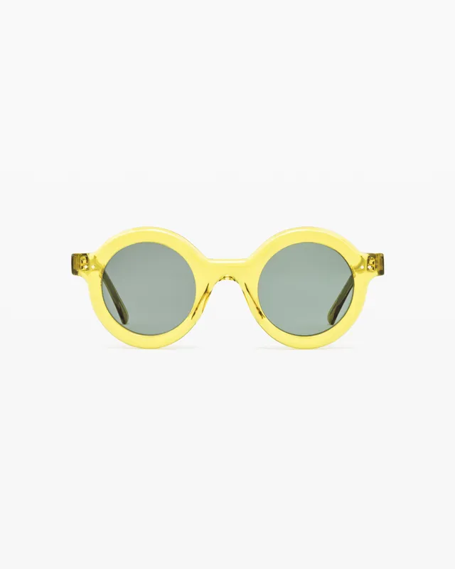 jimmy-fairly-la-spezia-lunettes-de-soleil-rondes-en-ac-tate-jaune-visage-fin-fem image 1