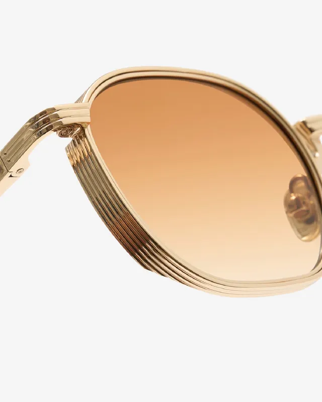 le-petit-lunetier-rick-gold-lunettes-de-soleil-hexagonales-m-tal-dor image 1