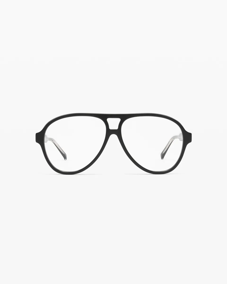 jimmy-fairly-la-tilda-lunettes-de-vue-aviateur-noir-medium image 1