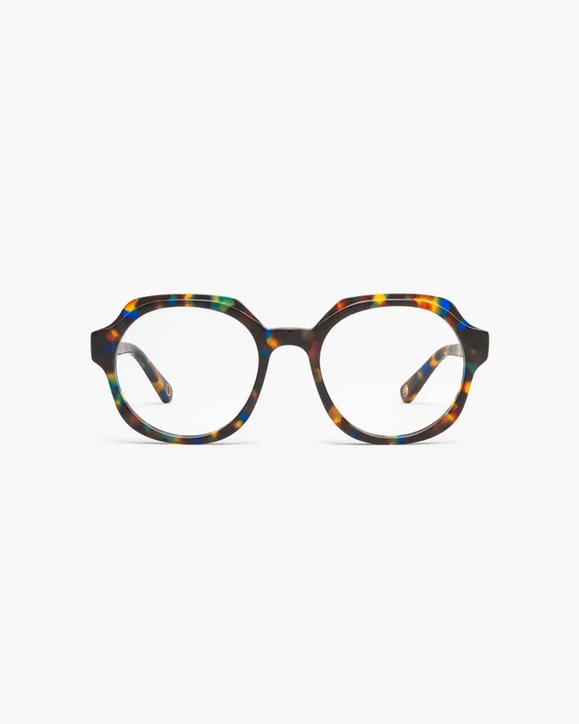 jimmy-fairly-la-fara-lunettes-de-vue-rondes-en-ac-tate-caille-pour-femme image 1