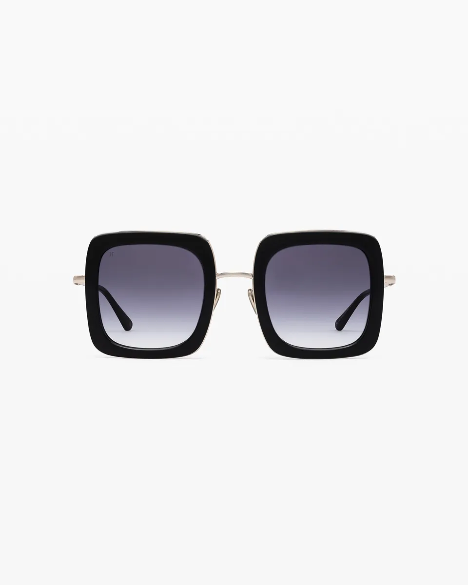 jimmy-fairly-la-bruna-lunettes-de-soleil-carr-es-oversize-noires-femme image 1