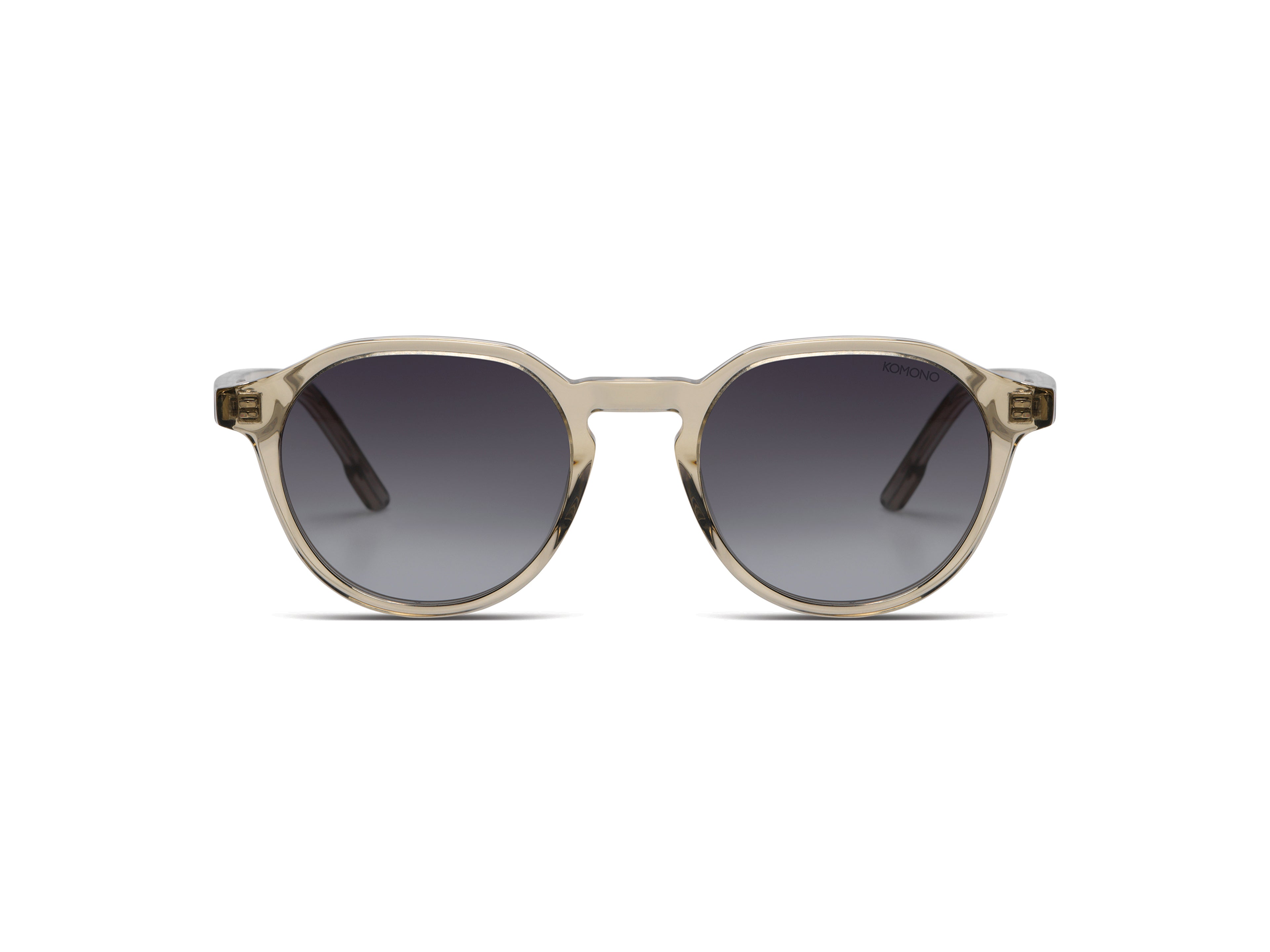 komono-nigel-ash-lunettes-de-soleil-rondes-translucides-lentille-plateau-sup-rie image 1