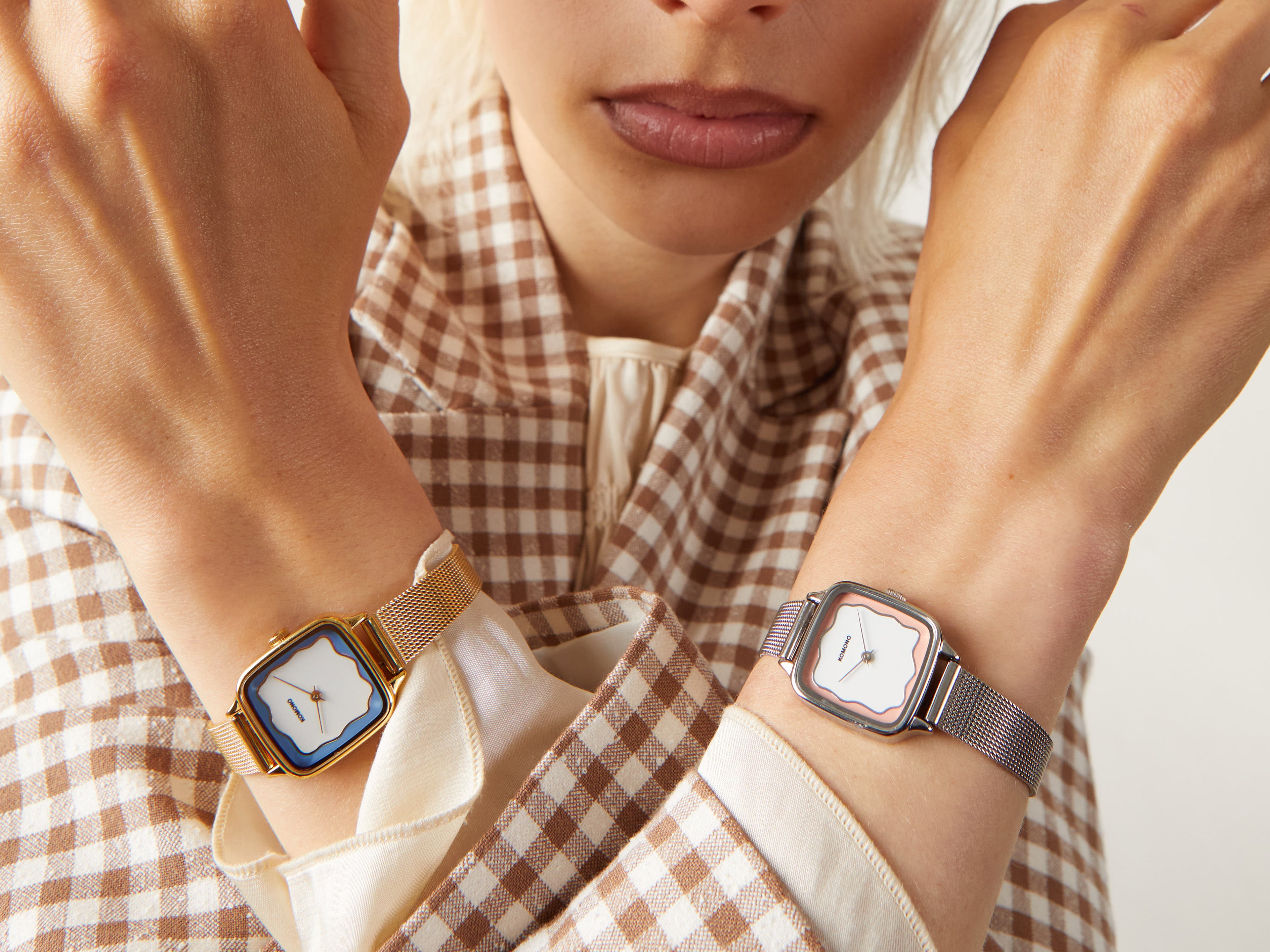 komono-kate-wave-royale-silver-blush-montre image 4