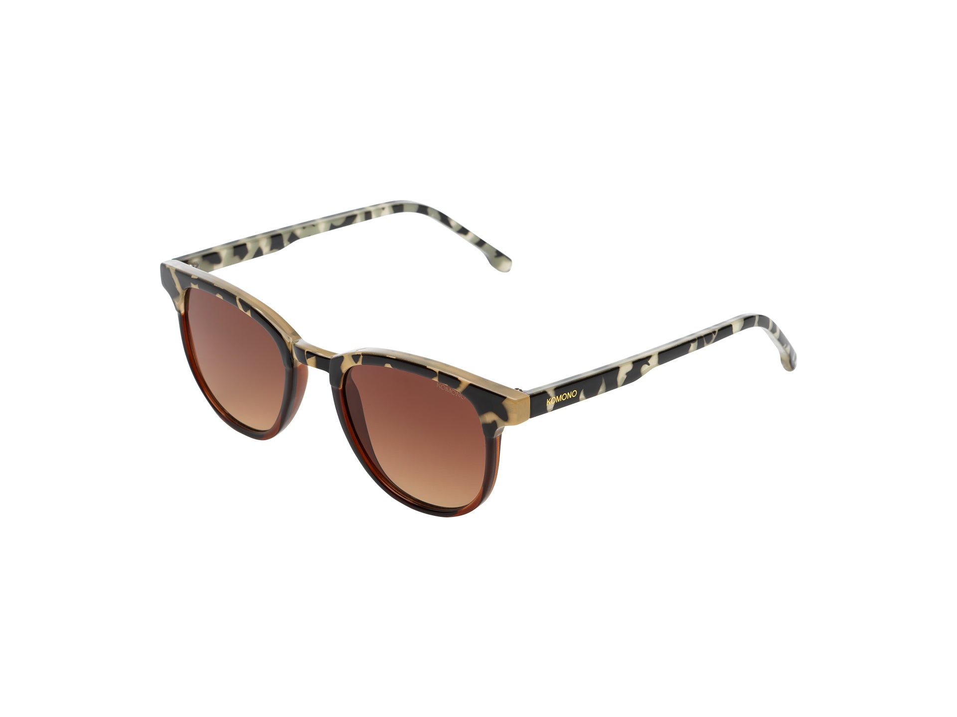 komono-francis-bronze-bobcat-lunettes-de-soleil-carr-es-caille-en-bio-nylon image 3