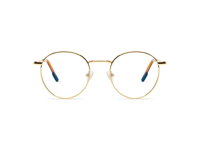 komono-pete-slims-gold-lunettes-de-vue-fines-en-acier-inoxydable image 1