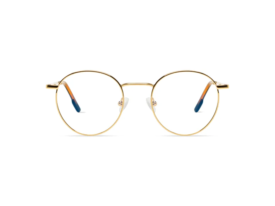 komono-pete-slims-gold-lunettes-de-vue-fines-en-acier-inoxydable image 1