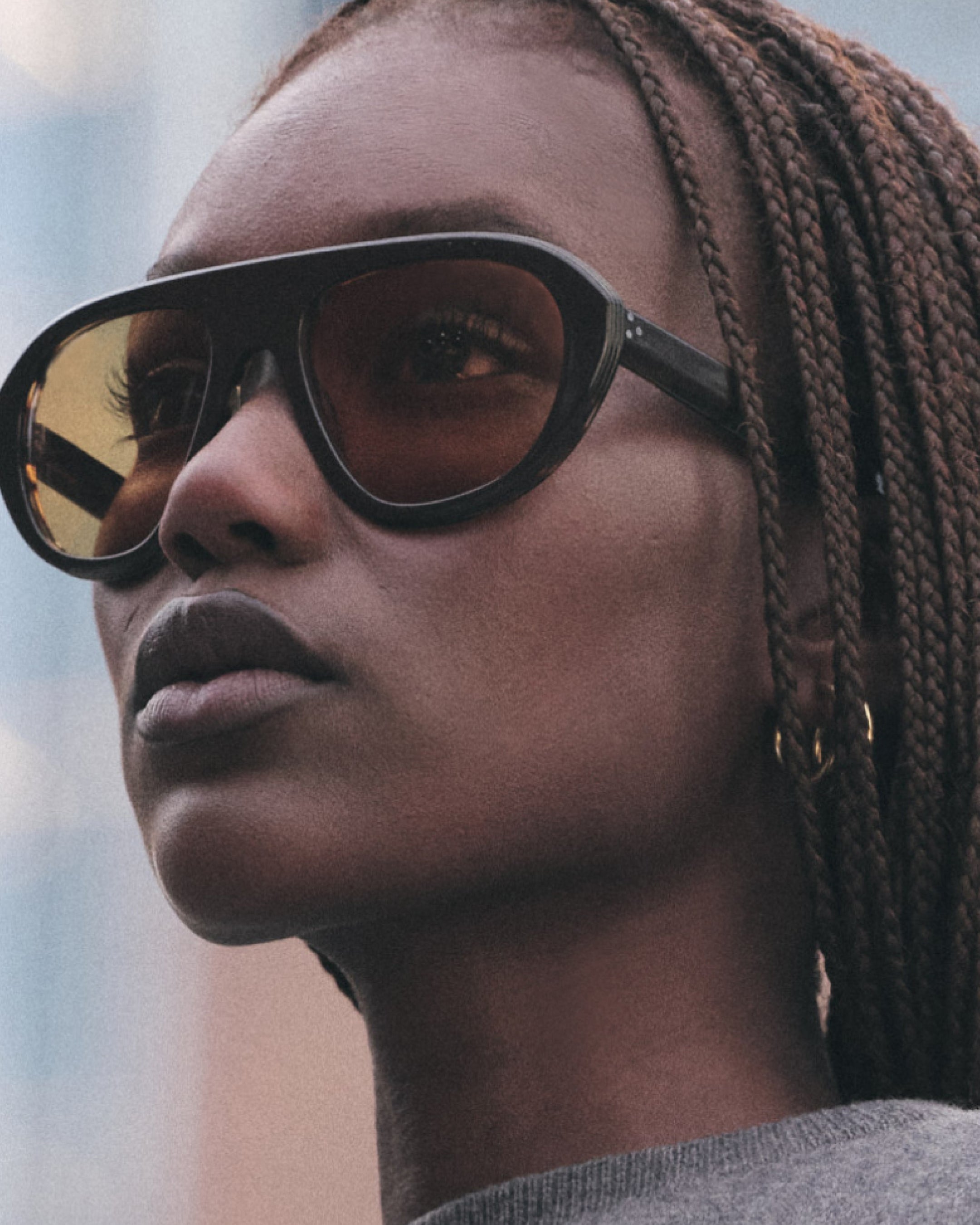 jimmy-fairly-la-morris-lunettes-de-soleil-aviateur-en-ac-tate-de-cellulose-marro image 5