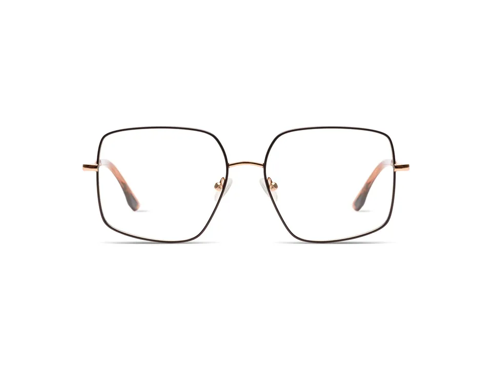 komono-amelia-rose-gold-glossy-elephant-lunettes-aviateur-surdimensionn-es image 1