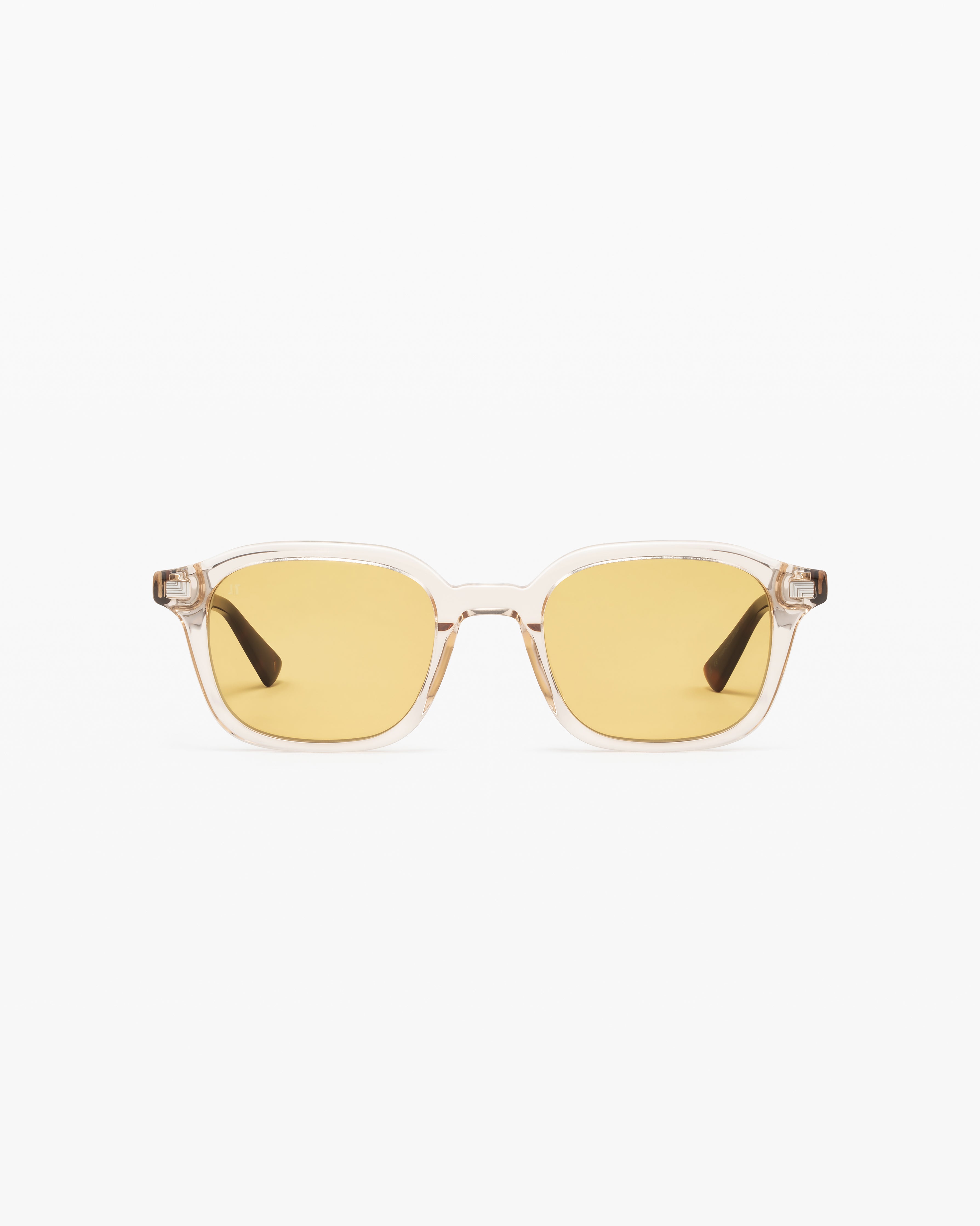 jimmy-fairly-la-laurel-lunettes-de-soleil-carr-es-cr-me-homme image 1