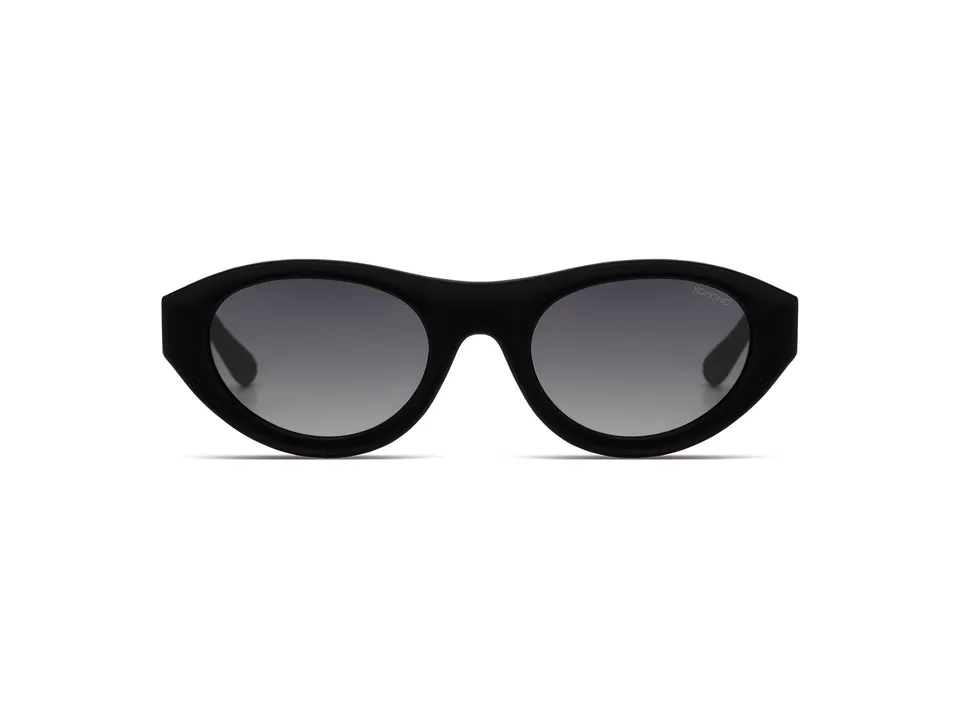 komono-celeste-carbon-lunettes-de-soleil-ovales-unisexes-monture-bio-nylon-noire image 1