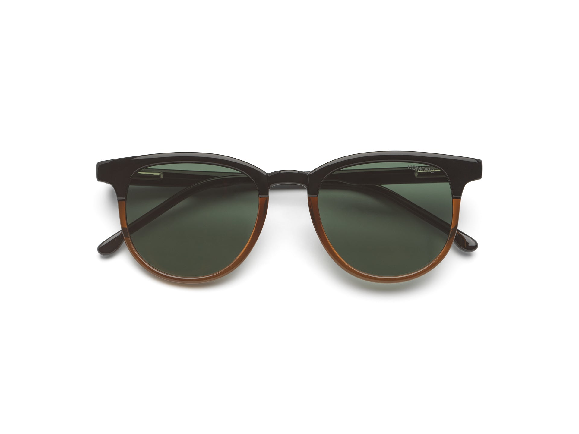 komono-francis-jr-bronze-black-lunettes-junior-carr-es-en-bio-nylon image 1