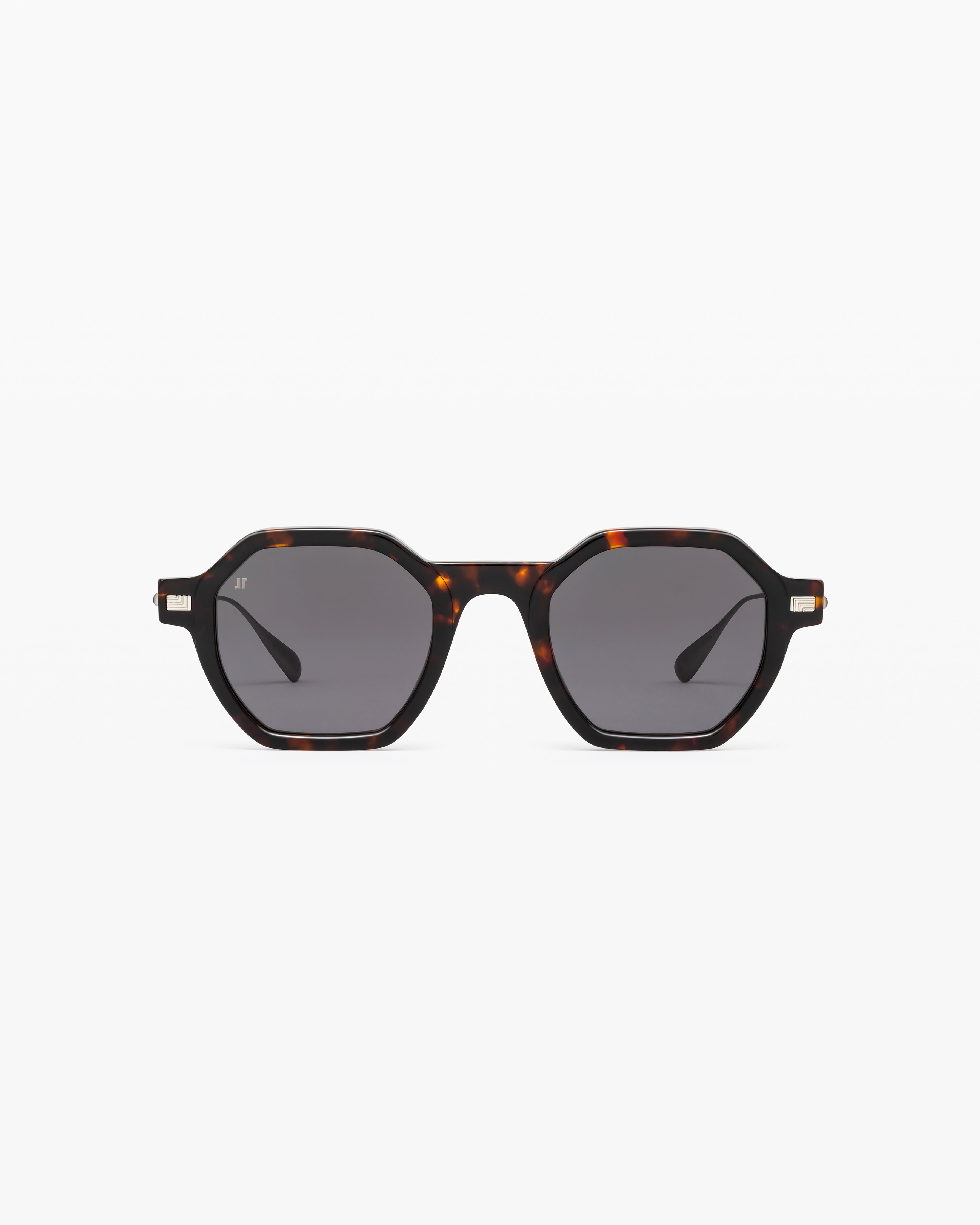 jimmy-fairly-la-telio-lunettes-de-soleil-hexagonales-titane-et-ac-tate-caille-fo image 1