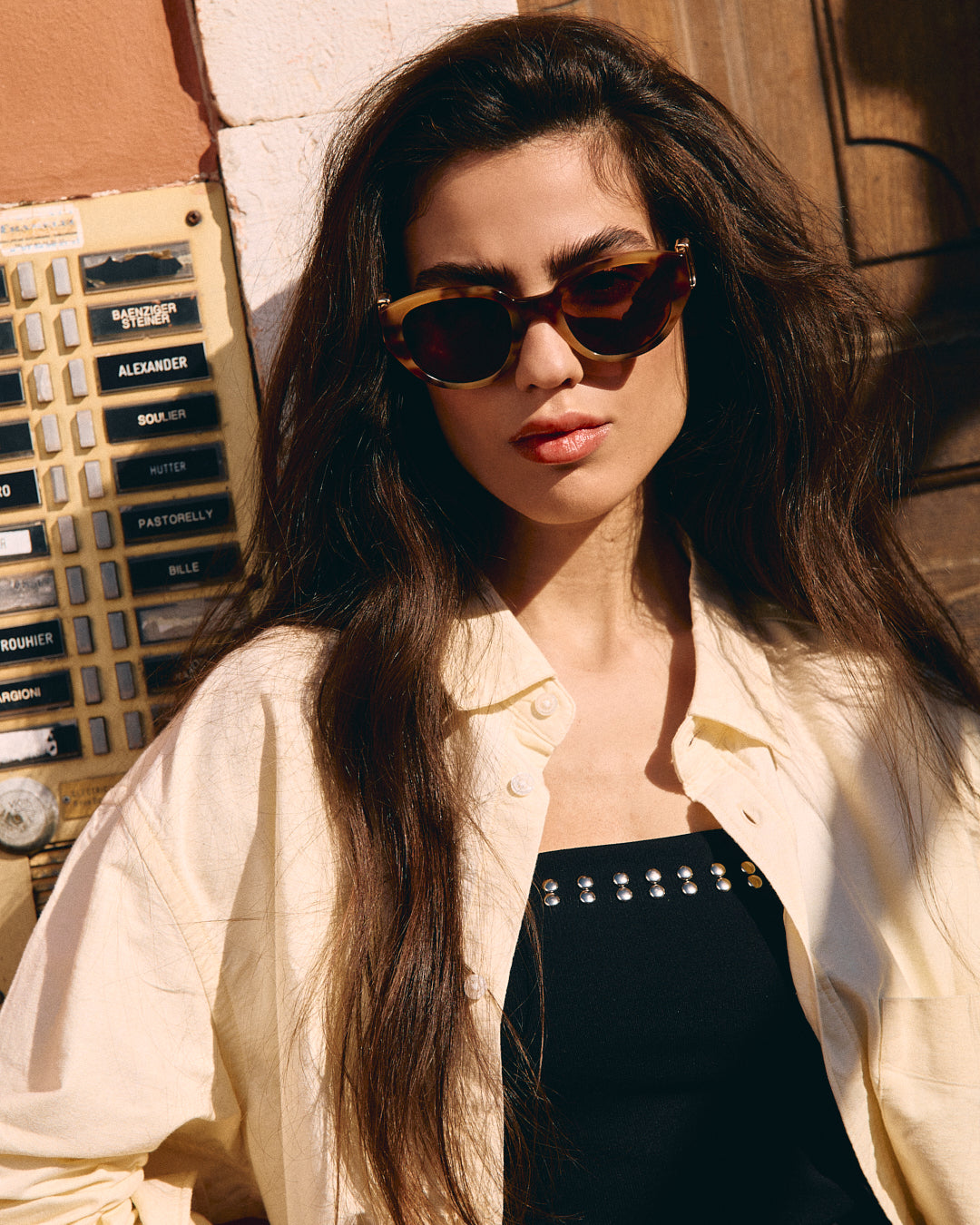 jimmy-fairly-la-maca-lunettes-de-soleil-papillon-ovales-femme-acier-inoxydable-c image 2