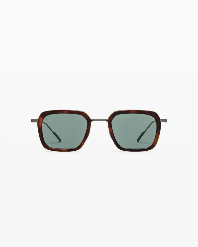 jimmy-fairly-la-paros-lunettes-de-soleil-carr-es-titane-et-ac-tate-argent-es-hom image 1