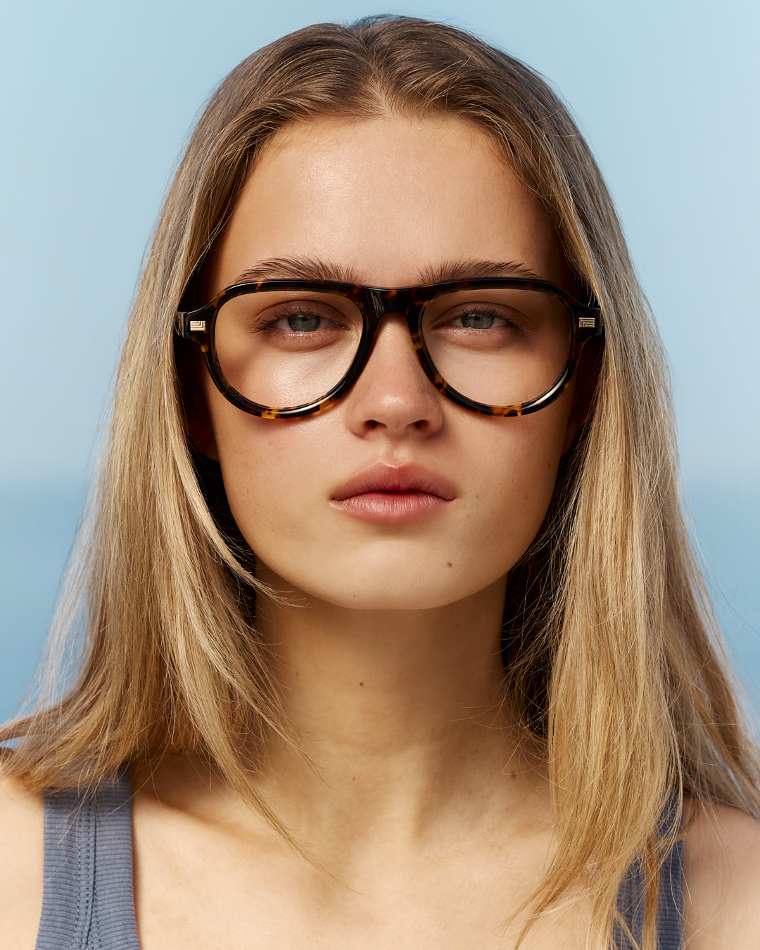 jimmy-fairly-la-sao-lunettes-de-vue-aviateur-en-ac-tate-de-cellulose-caille-fonc image 2