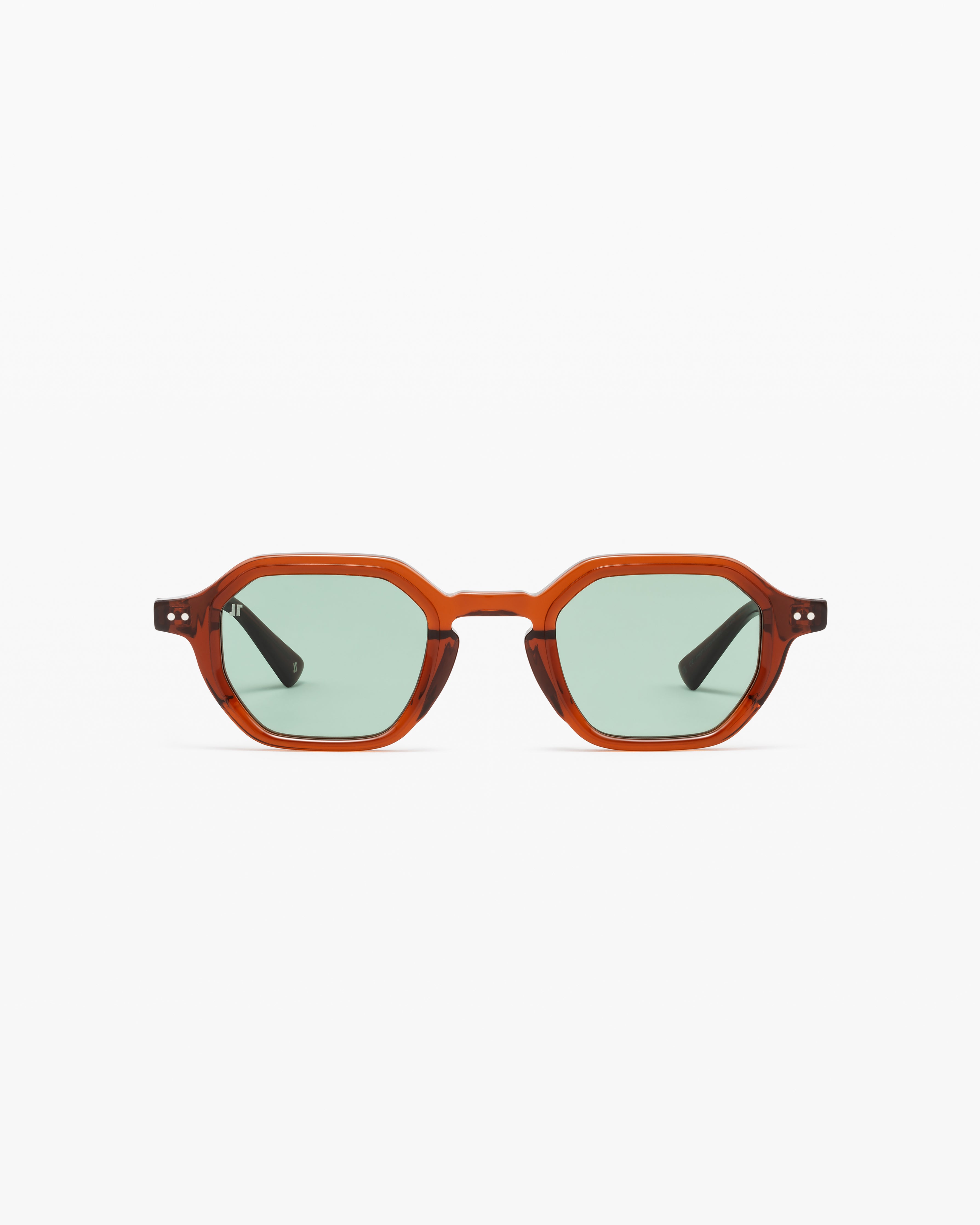 jimmy-fairly-la-pepper-lunettes-de-soleil-homme-hexagonales-marron-verres-color- image 1