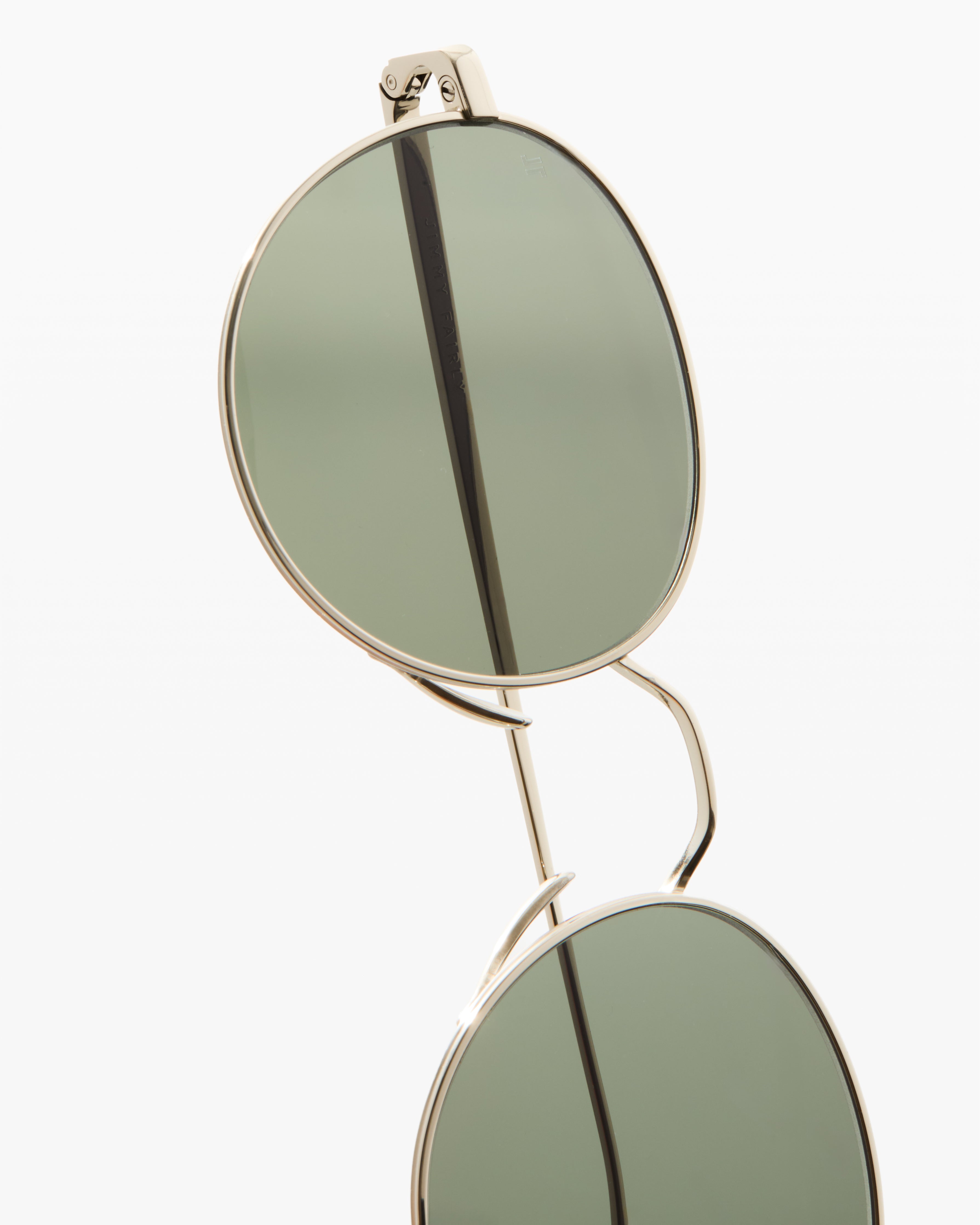 jimmy-fairly-la-benton-lunettes-de-soleil-rondes-en-titane-dor-es-taille-m image 2