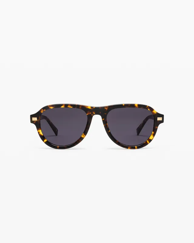 jimmy-fairly-la-sao-lunettes-de-soleil-aviateur-en-ac-tate-caille-fonc-e image 1