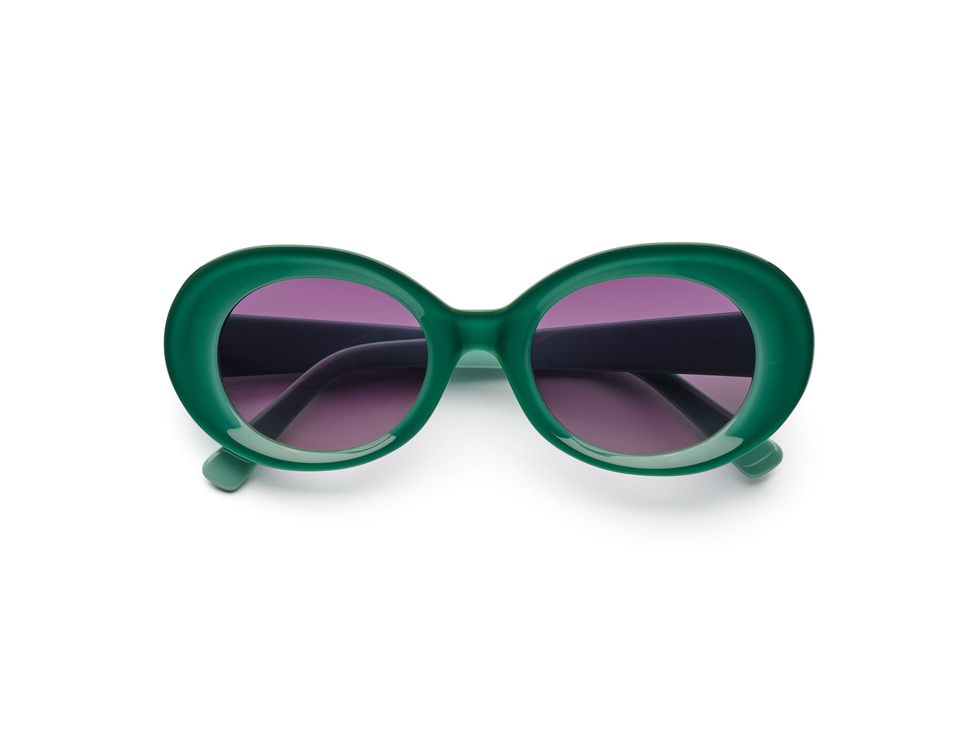 komono-n-aqua-lunettes-de-soleil-blanches-verres-d-grad-s-violets image 1