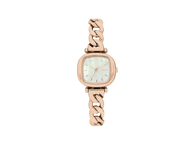 komono-moneypenny-revolt-rose-gold-white-montre-femme image 1